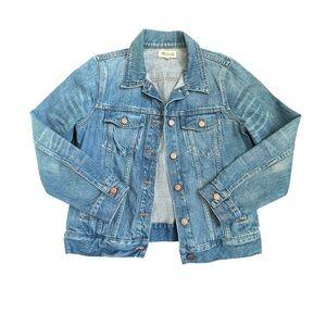 Madewell Light Blue Denim Jacket Size Large